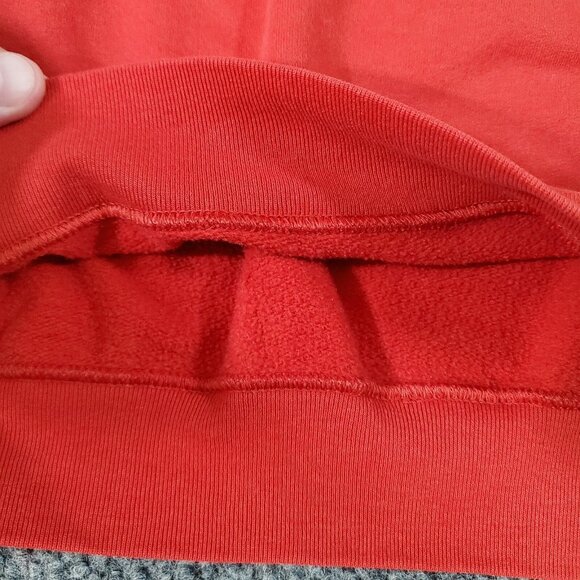 Vtg South Carolina Myrtle Beach Sweatshirt Size L Red Crew Neck Spell Out Y2K - Picture 6 of 9